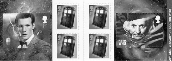 Postzegelboekje Doctor Who
